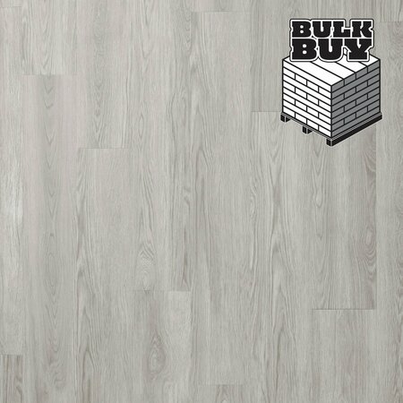 MOHAWK Basics Pallet  Vinyl Plank Flooring in Alloy Gray 2mm, 8" x 48"  (2719.8-sqft/pallet) VFP05-910